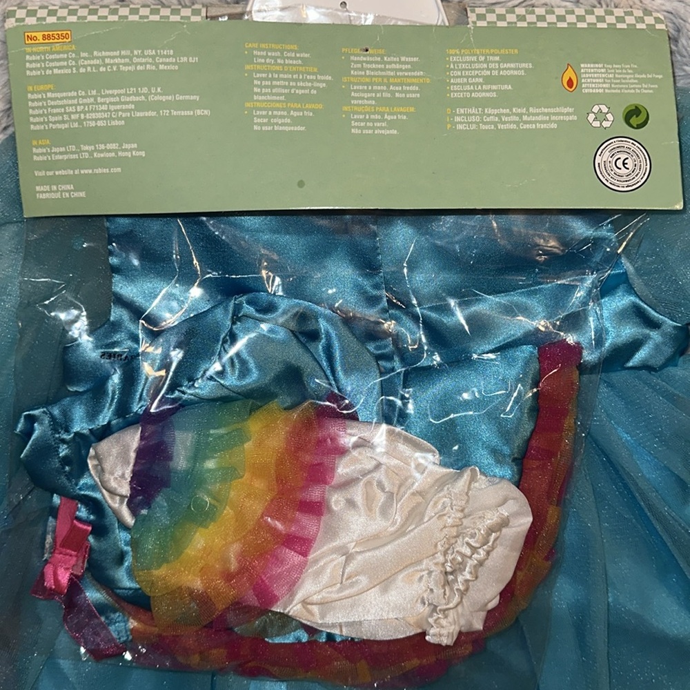 🆕 RAINBOW BABY Costume Infant 6-12M Sun‎ Dress Hat - Picture 8 of 14